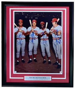 Big Red Machine Multi Signed Framed 16x20 Cincinnati Reds Photo BAS LOA - Sports Integrity