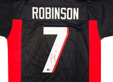 Bijan Robinson Atlanta Signed Black Football Jersey BAS ITP - Sports Integrity