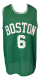 Bill Russell Boston Signed Green Basketball Jersey BAS LOA - Sports Integrity