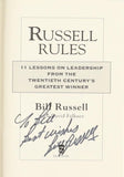 Bill Russell Boston Celtics Signed Russell Rule Hardcover Book JSA - Sports Integrity