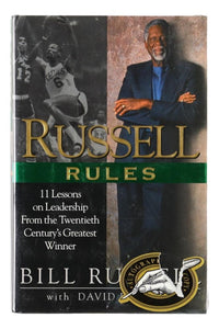 Bill Russell Boston Celtics Signed Russell Rule Hardcover Book JSA - Sports Integrity