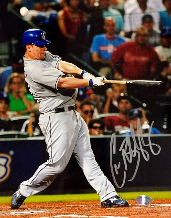 Chad Billingsley Signed 8x10 Los Angeles Dodgers Batting Photo SI - Sports Integrity