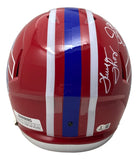 Jim Kelly Thomas Reed Signed Bills FS Rep Speed Helmet Bills Dynasty BAS w/ Case - Sports Integrity