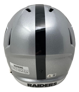 Bo Jackson Signed Oakland Raiders Full Size Speed Replica Helmet BAS w/ Case - Sports Integrity