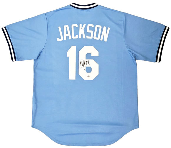 Bo Jackson Signed Royals Light Blue Nike Cooperstown Collection Jersey BAS ITP - Sports Integrity