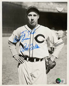 Bob Feller Signed 8x10 Cleveland Indians Baseball Photo BAS BD60658 - Sports Integrity