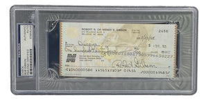 Bob Gibson St. Louis Cardinals Signed Slabbed Bank Check #2456 PSA/DNA - Sports Integrity