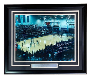 Bob Knight Signed Framed 16x20 Army Black Knights Photo Army Insc Steiner Sports - Sports Integrity