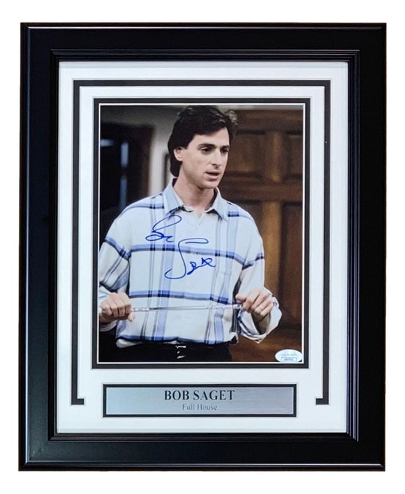 Bob Saget Signed Framed 8x10 Full House Photo JSA - Sports Integrity