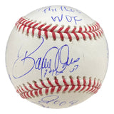 Bobby Abreu Philadelphia Phillies Signed Official MLB Baseball w/ 4 Insc JSA - Sports Integrity