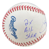 Bobby Abreu Philadelphia Phillies Signed Official MLB Baseball w/ 4 Insc JSA - Sports Integrity