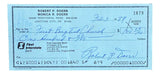 Bobby Doerr Boston Red Sox Signed Bank Check #1879 BAS - Sports Integrity