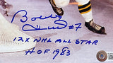 Bobby Hull Signed 8x10 Blackhawks Photo 12x NHL All Star HOF 1983 Beckett - Sports Integrity