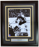 Bobby Orr Signed Framed 11x14 Boston Bruins B&W Photo GNR Hologram - Sports Integrity