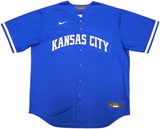 Bobby Witt Jr Signed Kansas City Royals Blue Nike Replica Jersey BAS ITP - Sports Integrity