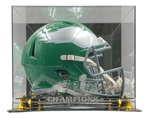 Brandon Graham Signed Kelly Green Replica Helmet Fly Eagles JSA w/ SB 59 Case