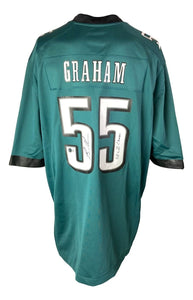 Brandon Graham Signed Philadelphia Eagles Nike Game Jersey SB LII Champs BAS ITP - Sports Integrity