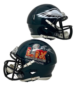 Brandon Graham Signed Philadelphia Eagles Super Bowl 59 Mini Speed Helmet BAS