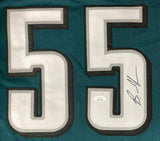 Brandon Graham Philadelphia Signed Green Football Jersey JSA ITP - Sports Integrity