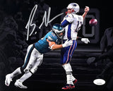 Brandon Graham Signed 8x10 Philadelphia Eagles Spotlight SB 52 Photo JSA ITP - Sports Integrity