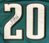 Brian Dawkins Signed Philadelphia Eagles Green Nike Game Jersey BAS - Sports Integrity