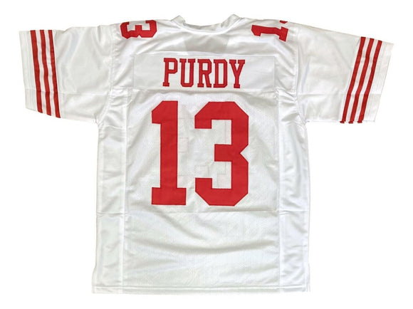 Brock Purdy San Francisco White Football Jersey - Sports Integrity