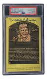 Brooks Robinson Signed 4x6 Baltimore Orioles HOF Plaque Card PSA/DNA 85025722 - Sports Integrity