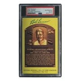 Bob Lemon Signed 4x6 Cleveland HOF Plaque Card PSA/DNA 85027779 - Sports Integrity