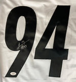 Lawrence Timmons Pittsburgh Signed White Football Jersey JSA Hologram