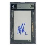 Mekhi Phifer Signed Slabbed 3x5 Index Card BAS - Sports Integrity