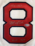 Carl Yastrzemski Signed Red Sox Majestic Replica Jersey TC 67 HOF 1989 BAS - Sports Integrity