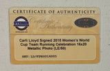 Carli Lloyd Signed 16x20 USA Women's Soccer 2015 World Cup Photo Steiner - Sports Integrity