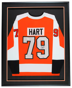 Carter Hart Signed Framed Philadelphia Flyers Fanatics Hockey Jersey Fanatics - Sports Integrity