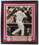 Ryan Howard Framed 16x20 Philadelphia Phillies Baseball Photo - Sports Integrity