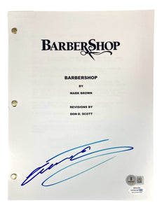 Cedric The Entertainer Signed Barber Shop Full Movie Script BAS - Sports Integrity