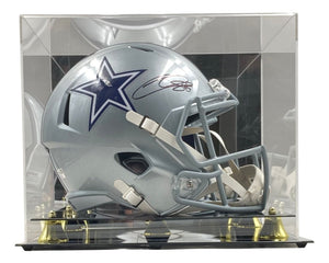 CeeDee Lamb Signed Dallas Cowboys FS Speed Replica Helmet Fanatics w/ Case - Sports Integrity