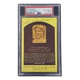 Lou Boudreau Signed 4x6 Cleveland HOF Plaque Card PSA/DNA 85027792 - Sports Integrity