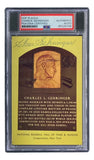 Charlie Gehringer Signed 4x6 Detroit Tigers HOF Plaque Card PSA/DNA 85025746 - Sports Integrity