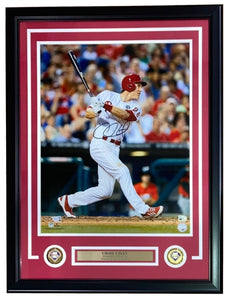 Chase Utley Signed Framed 16x20 Philadelphia Phillies Photo Fanatics - Sports Integrity