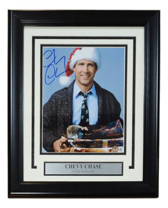 Chevy Chase Signed Framed 8x10 Christmas Vacation Photo BAS - Sports Integrity