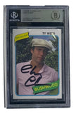 Chevy Chase Signed Slabbed Caddyshack Ty Webb Trading Card BAS - Sports Integrity