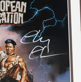 Chevy Chase Signed Framed 11x17 National Lampoons European Vacation Photo JSA - Sports Integrity