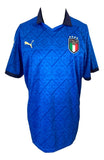 Giorgio Chiellini Signed Italy Blue Puma Soccer Jersey Fanatics - Sports Integrity