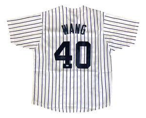 Chien Ming Wang New York Signed White Baseball Jersey Sports Integrity - Sports Integrity