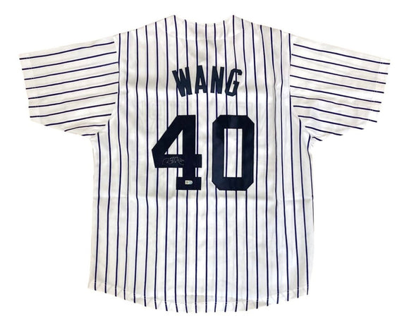 Chien Ming Wang New York Signed White Baseball Jersey Sports Integrity - Sports Integrity