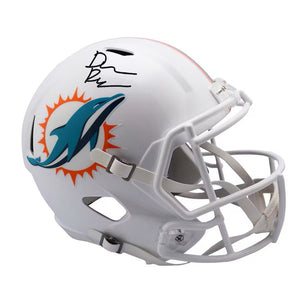 Chop Robinson Signed Miami Dolphins Full Size Replica Speed Helmet Fanatics - Sports Integrity