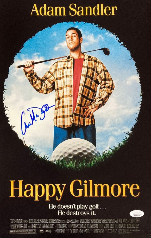 Christopher McDonald Signed 11x17 Happy Gilmore Black Photo JSA Hologram - Sports Integrity