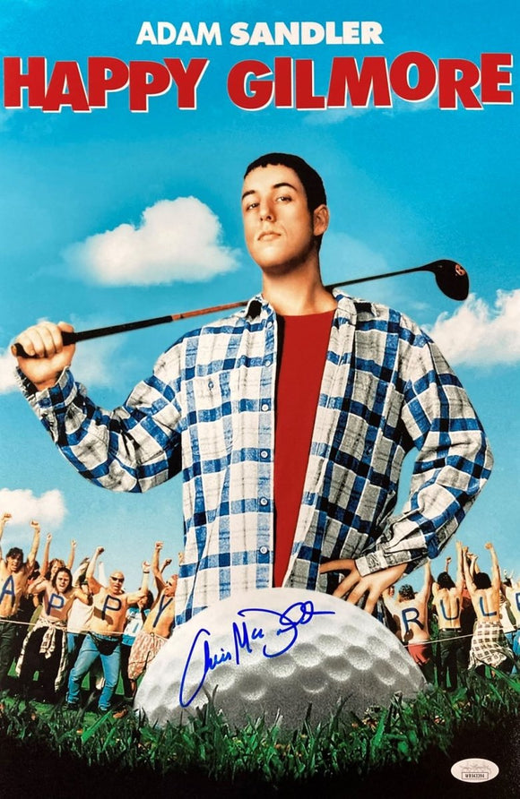 Christopher McDonald Signed 11x17 Happy Gilmore Blue Photo JSA - Sports Integrity