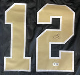 Chris Olave New Orleans Signed Black Football Jersey BAS - Sports Integrity