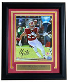 Christian McCaffrey Signed Framed 8x10 San Francisco 49ers Photo BAS - Sports Integrity